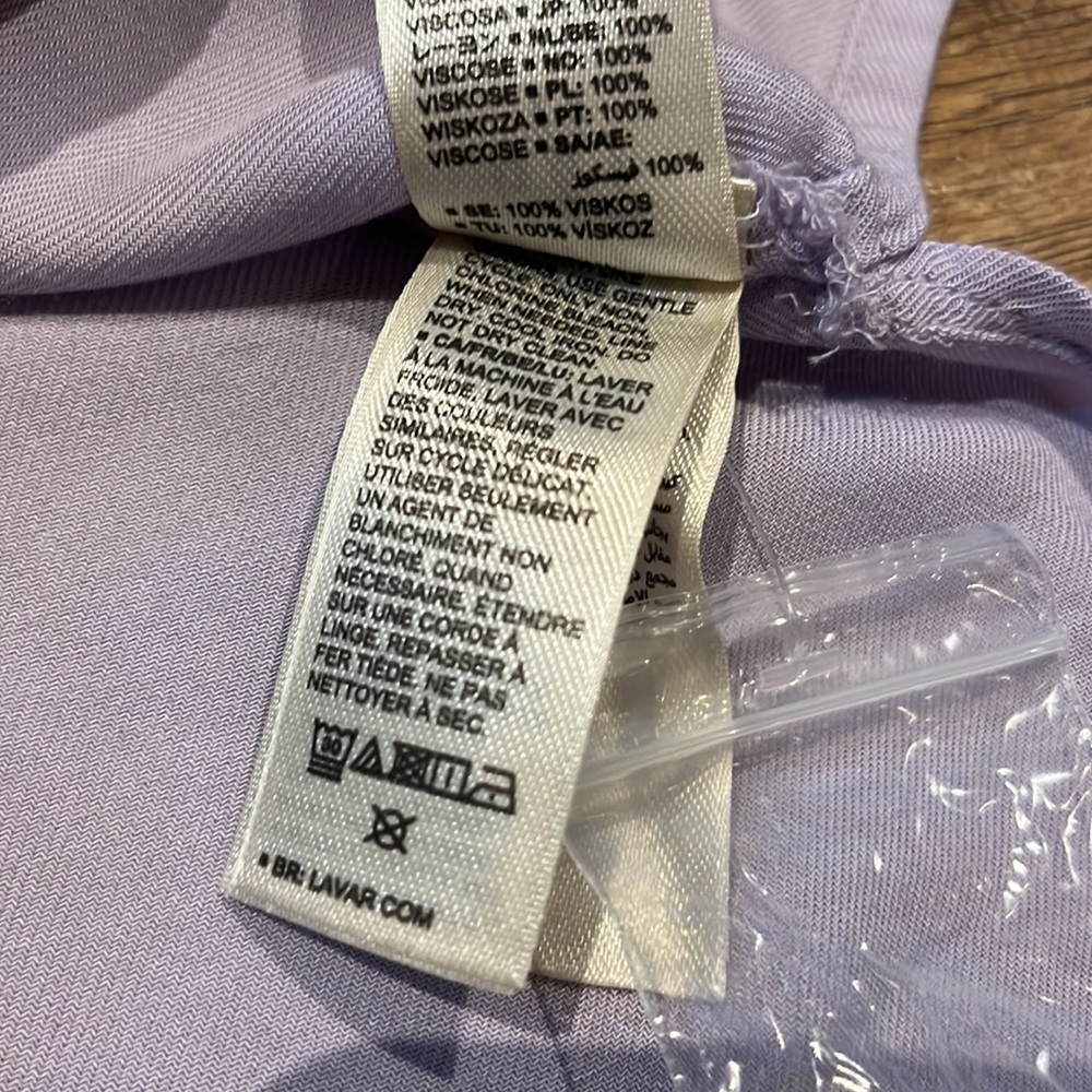 Goodthreads Lavender Button-Front Cami Tank Top - Picture 10 of 13